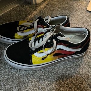 Flame Old Skool Vans